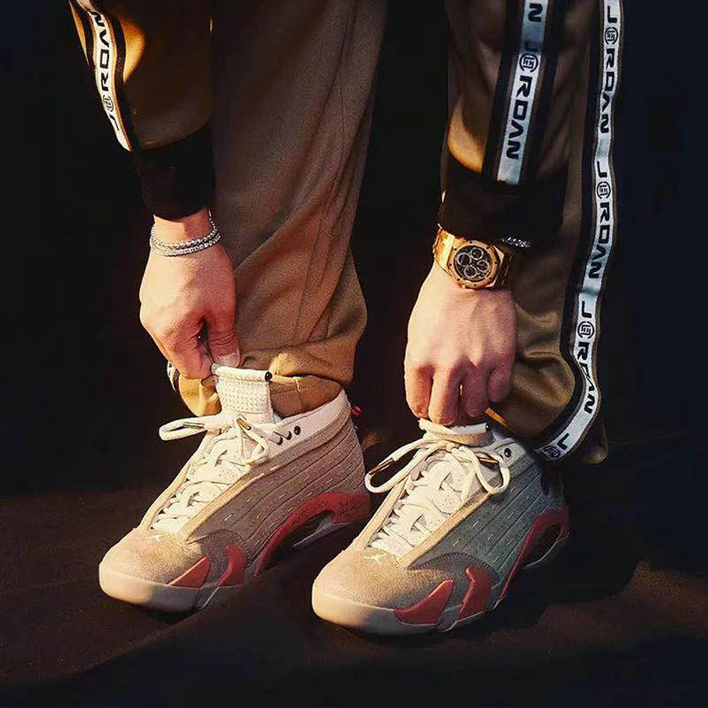 Кроссовки Clot X Jordan Air Jordan 14 Low Sp "Terracotta"