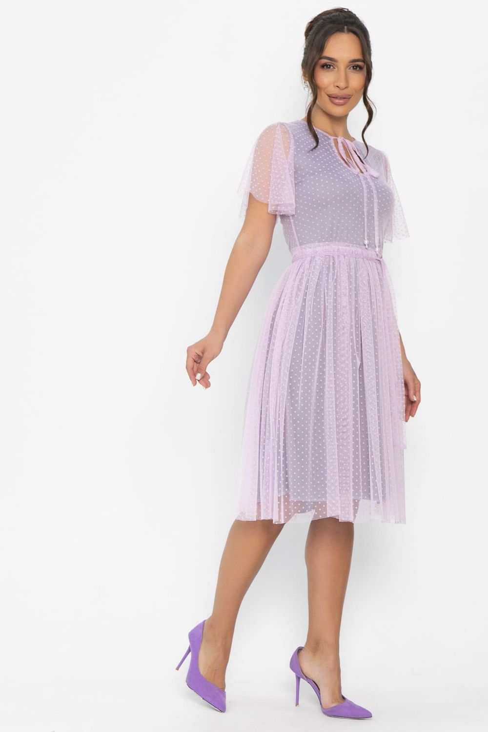 Платье У твоих ног (сиреневое) П13825-39М LT Collection