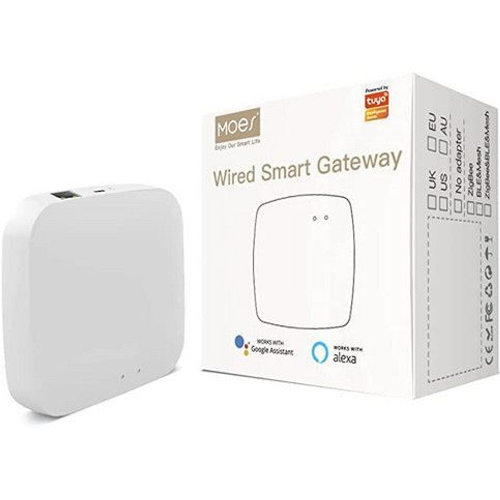 Zigbee 3.0 шлюз MOES (Работает со SmartLife, Tuya, DIGMA)