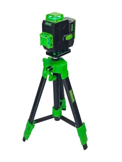 Лазерный уровень VNIISSOK Зеленый 16 лучей с пультом управления и штативом 1м. ,Зеленый луч уровень 360 град