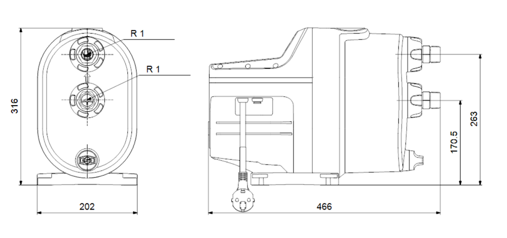 Насосная станция Grundfos SCALA1 3-35