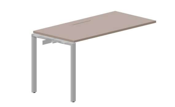 стол Strike 1380х680х750мм (меламиновый аутлет) - приставной элемент