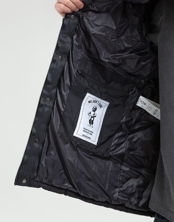 Куртка We Don’t Care Long Puffer Jacket Black - фото 7
