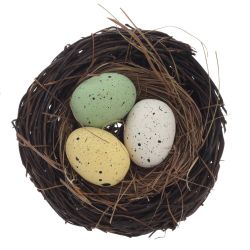 GAEM Набор из 3-х изделий декоративных "Гнездо пасхальное" (10*5), L31 W11 H5 см