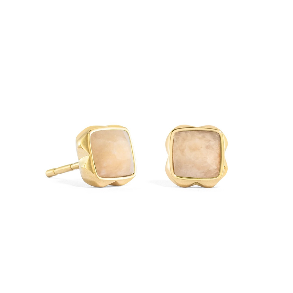 Серьги Coeur de Lion Cream jade (June) 1301/21-1424