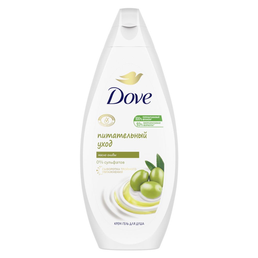 Dove Крем-гель для душа Питательный уход Масло оливы 250 мл