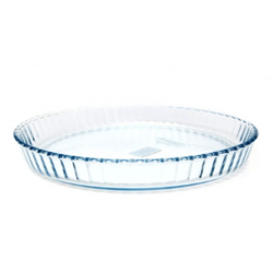 Форма для выпечки стекло, 28 см, 2.6 л, кругл, с волнистым краем, Pyrex, Bake & Enjoy, 813B000/7046