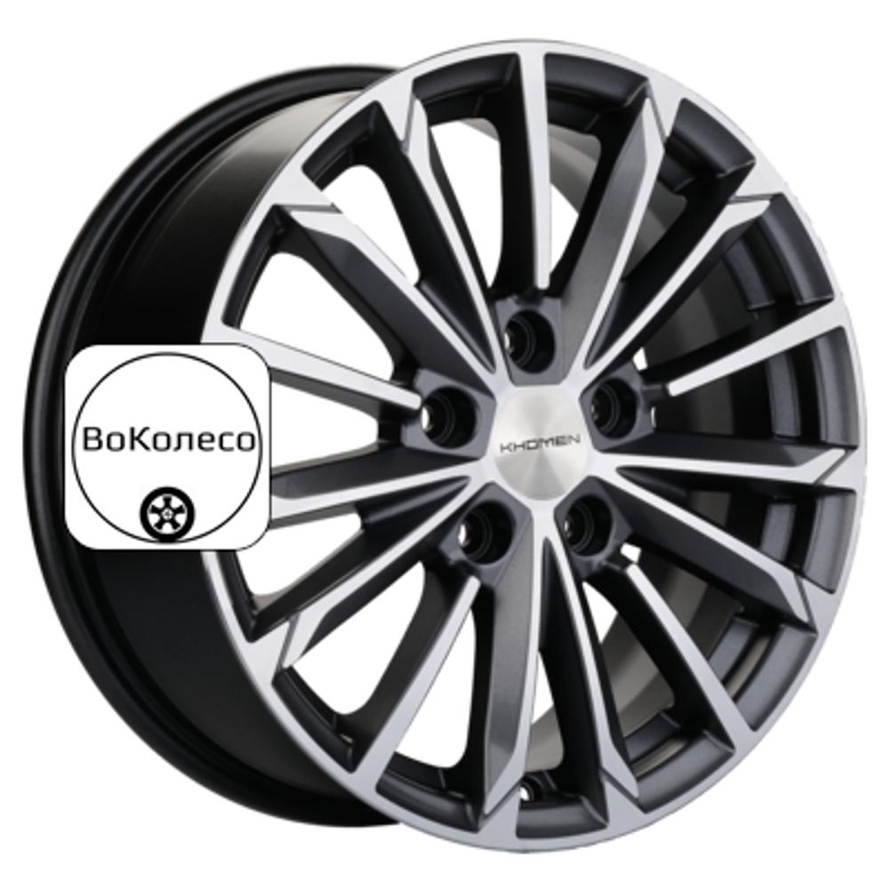 6,5x16/5x114,3 ET45 D54,1 KHW1611 (Geely Coolray) Gray-FP Khomen Wheels