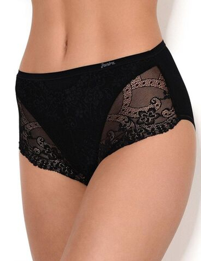 Высокие трусики-слипы Charm (Размер: XL) (Цвет: черный)