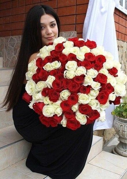 Букет "Симфония любви" 51 шт.
