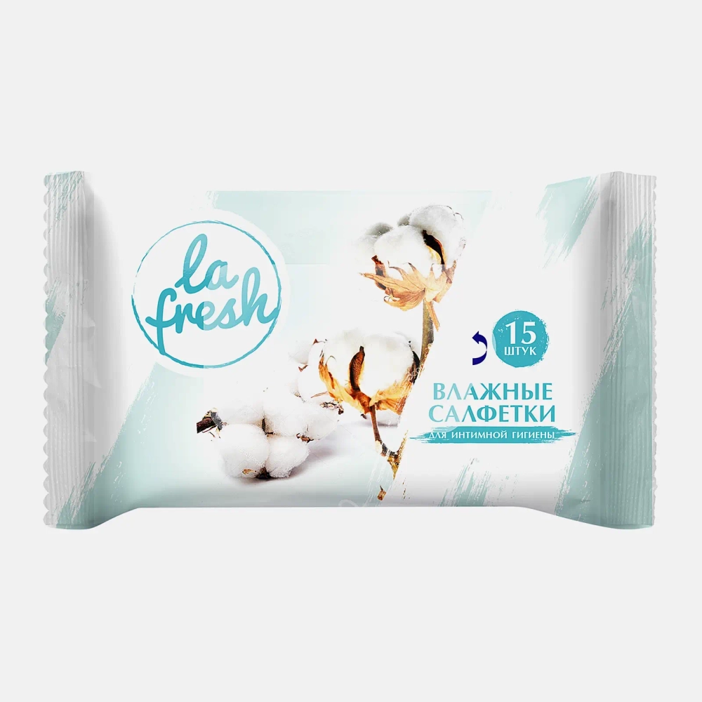 Влажные салфетки La Fresh Для интимной гигиены 15шт