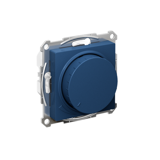 ATLASDESIGN СВЕТОРЕГУЛЯТОР (диммер) поворотно-нажимной, LED, RC, 400Вт, механизм, АКВАМАРИН