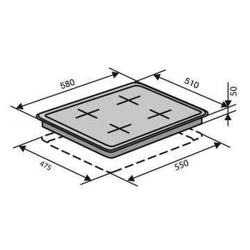 Варильна поверхня VENTOLUX HG640 B2 C (AN)