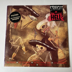 Винтажная виниловая пластинка LP Soundtrack Straight To Hell Прямо В Ад (Франция 1987)