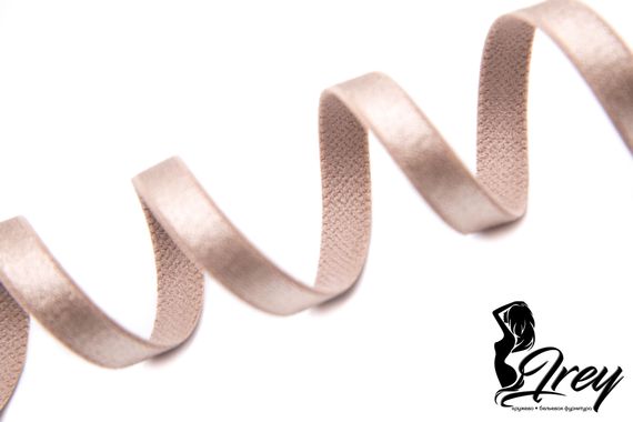030 740/10 Бретель глянец Lauma 10 мм, кофе с молоком 030