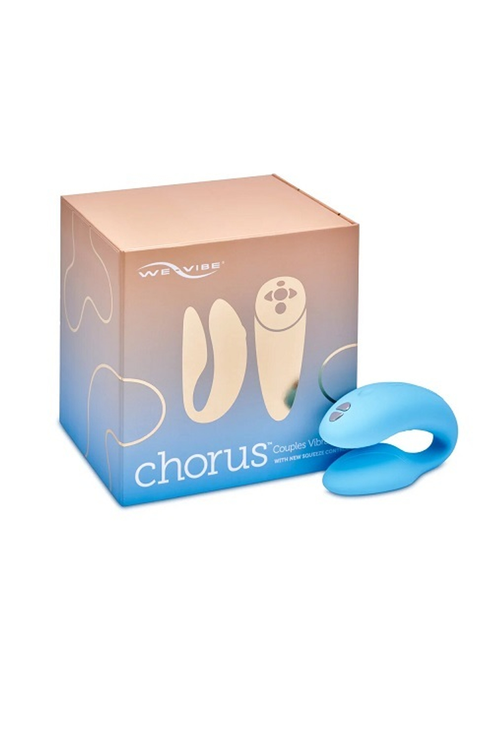 Сенсорный вибромассажер для пар We-Vibe Chorus Aqua