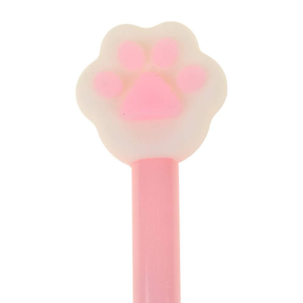 Ручка шарик. 0.7мм. "Лапки" синяя, смен.стержень 125мм, цветн.корп, 4 диз. в ассорт. (Mazari)