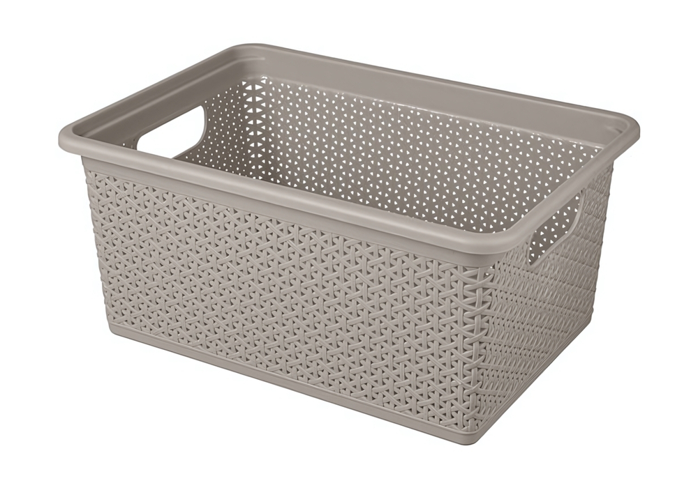 Корзина для хранения универсальная серый «Wenge» 15л, 39,8*27,3*17,2 см
