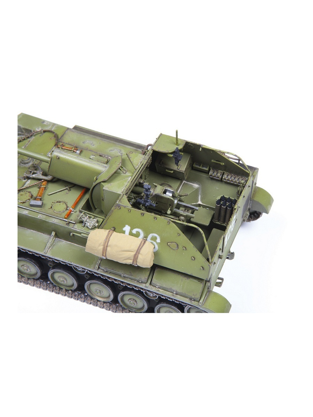 Сборная модель ZVEZDA Советская самоходная артиллерийская установка Су-76М, 1/35
