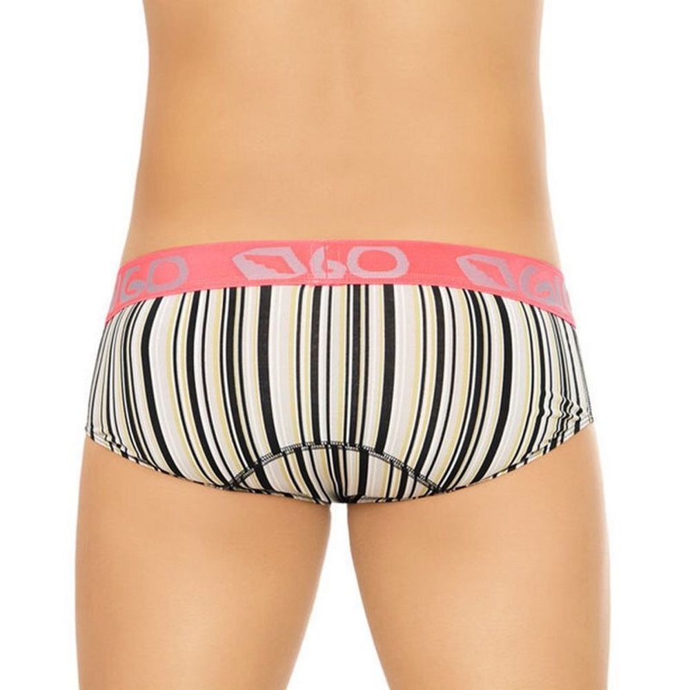 Мужские трусы брифы Gigo Line Black