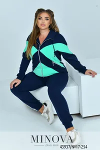Костюм 17-254-синий-ментол Minova