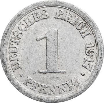 1 пфенниг 1917 Германия