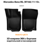 передние эва коврики в салон авто для mercedes-benz ML250 (w166) 11-15 от supervip