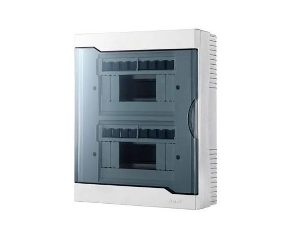 Бокс с прозрачной крышкой ЩРН-П-16 для наружной установки 16-и модульных устройств