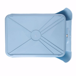 Туалет для собак "Бригантина" (сетка в комплекте) M, голубой, 520*400*150мм, серия HYGIENE, Triol