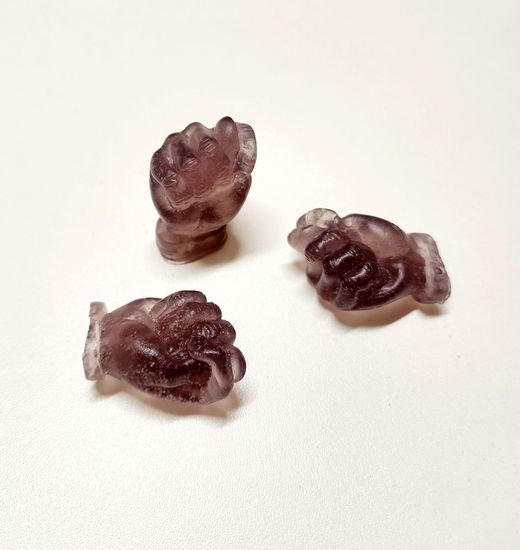 Набор сувенирного мыла черное "Фиг", 3штуки