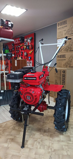 Мотоблок бензиновый Brait BR-135GED PRO, колеса 6.00*12