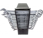 НАБОР КЛЮЧЕЙ КОМБ. MATRIX 6-22ММ CRV МАТОВЫЙ ХРОМ 12ШТ 15412