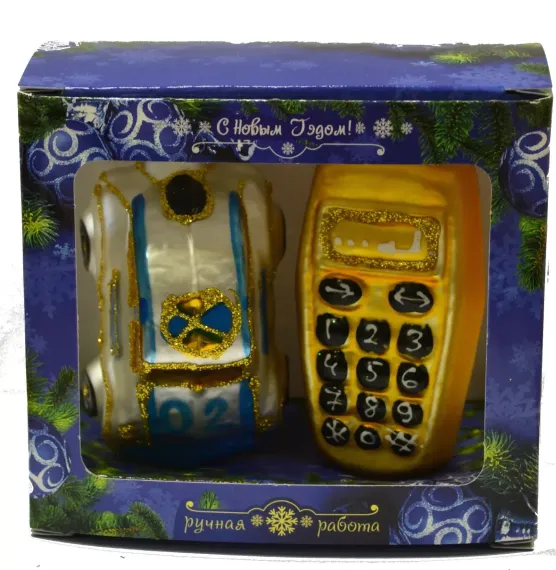 Набор из 2-х формовых фигурок Авто, высота 90 мм, Батик (НФ-2-104)