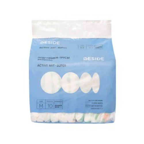 Подгузники‑трусы для взрослых BESIDE Active Art Super M