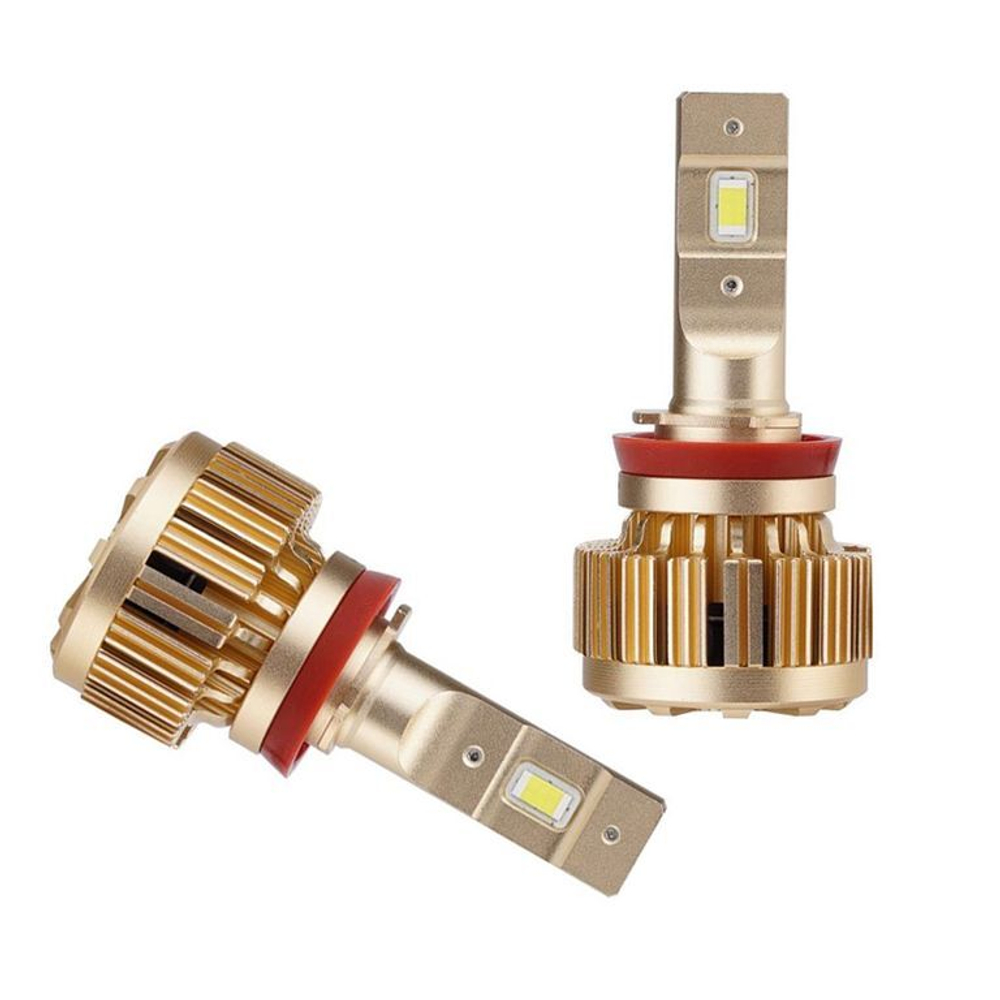 Светодиодные лампы H8/H11 T1, 6000K, 12V, 50W, 6000LM (комплект, 2шт)