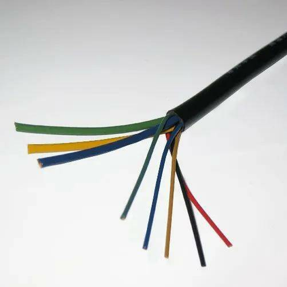 Провод кабель на мотор колесо на метраж S сечения 3x2.5мм2 + 5x0.2мм2 общий D 7,1мм