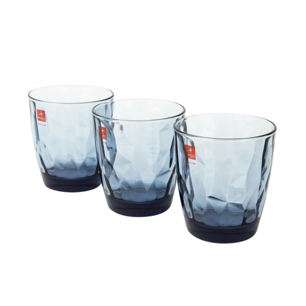 Набор стаканов 3шт 305мл Bormioli Rocco Diamond Ocean Blue
