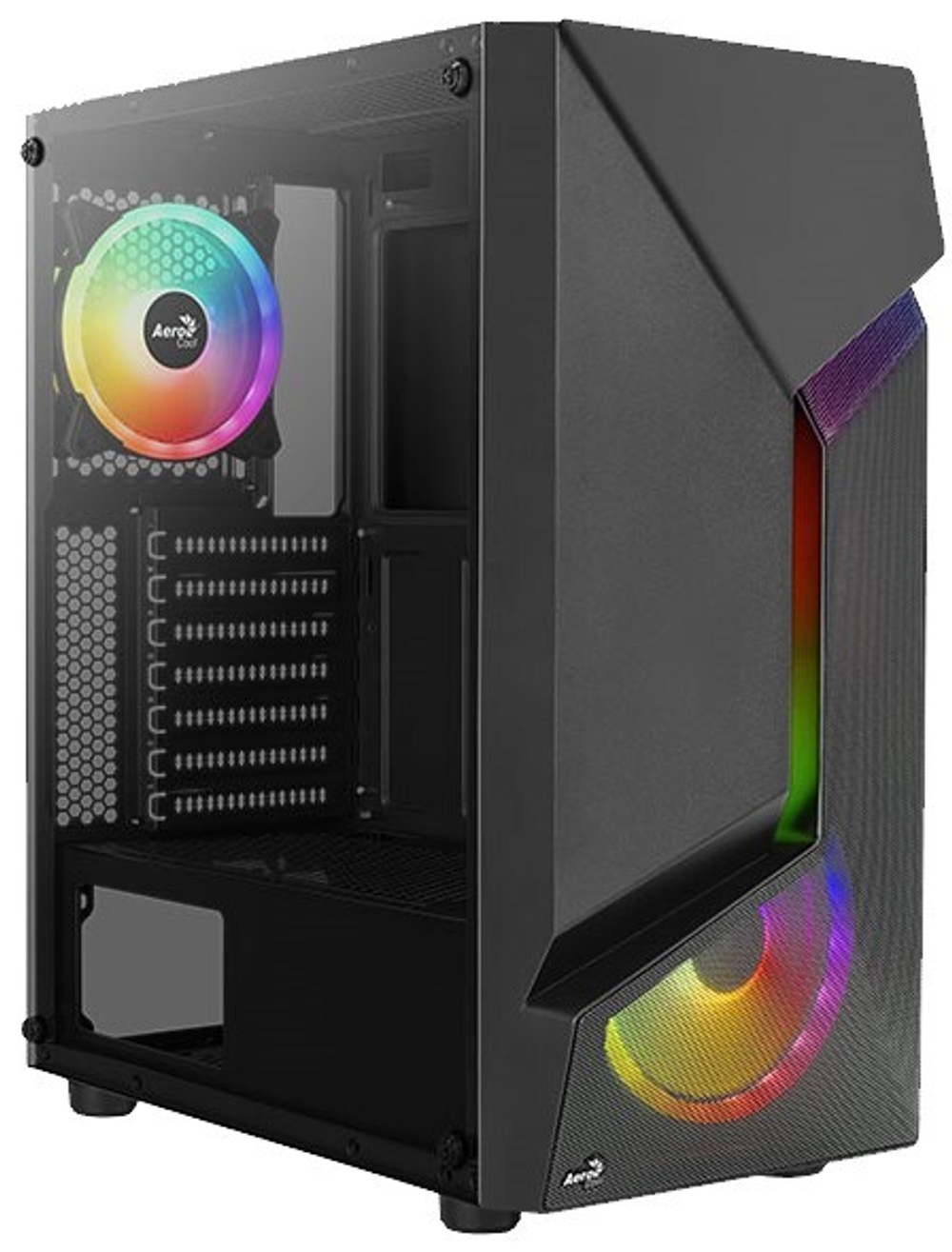 Корпус ATX AeroCool SCAPE-G-BK-v2