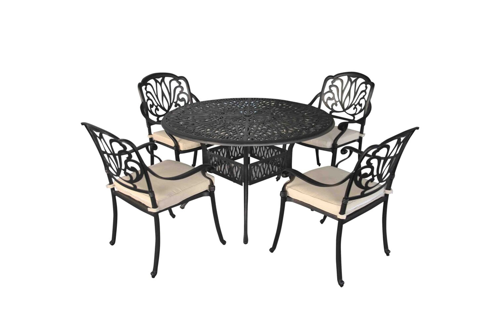 Набор литой мебели из алюминия William IV, Бронзовый графит