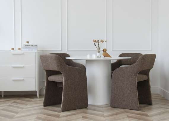 Стол обеденный Type D 110 см основание D 43 см (белый)