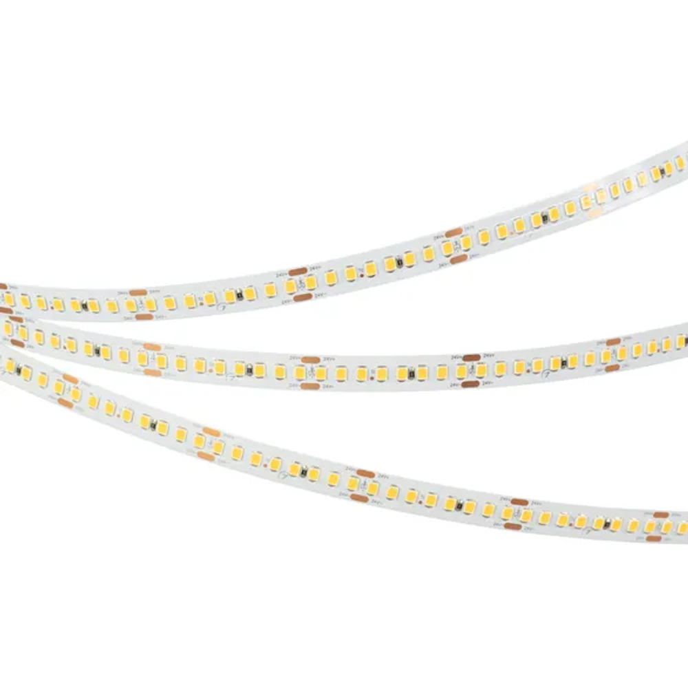 Светодиодная лента RT-A192-10mm 24V Warm2700 (17.6 W/m, IP20, 5m) (Arlight, высок.эфф.150 лм/Вт) 038776(1)