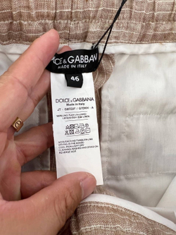 Льняной костюм Dolce & Gabbana