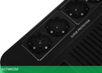 Источник бесперебойного питания Smartwatt SAFE PRO LCD 1000 черный (3703020280003)