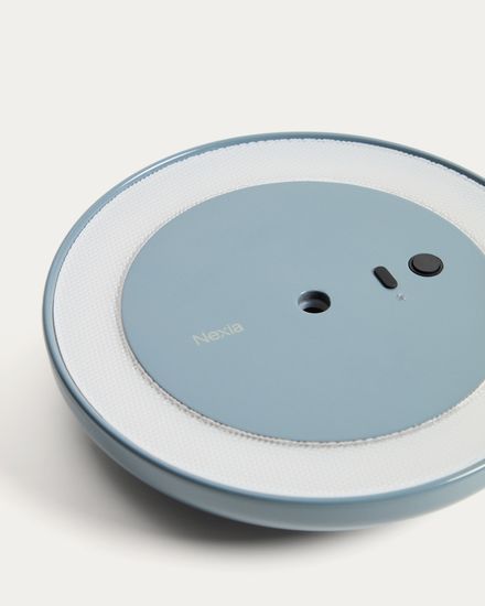 Переносная настольная лампа Porte из синего алюминия