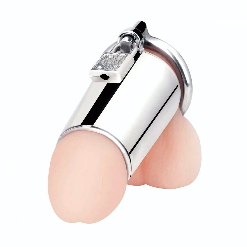 Серебристая сплошная клетка для фаллоса Ultimate Cock Tease Cage (Цвет: серебристый)