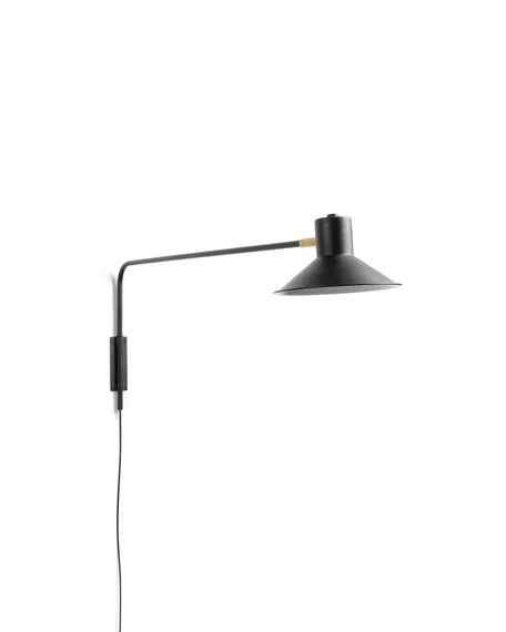 Настенный светильник Plass черный большой