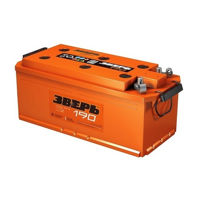 АКБ 6СТ-190L3У ЗВЕРЬ ТТ  евро. униклемма