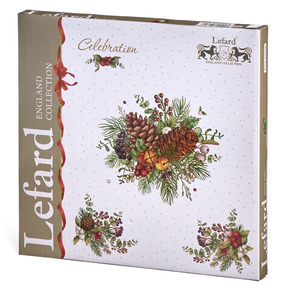 ТАРЕЛКА ЗАКУСОЧНАЯ LEFARD "CELEBRATION" 20,5 СМ (КОР=18ШТ.)