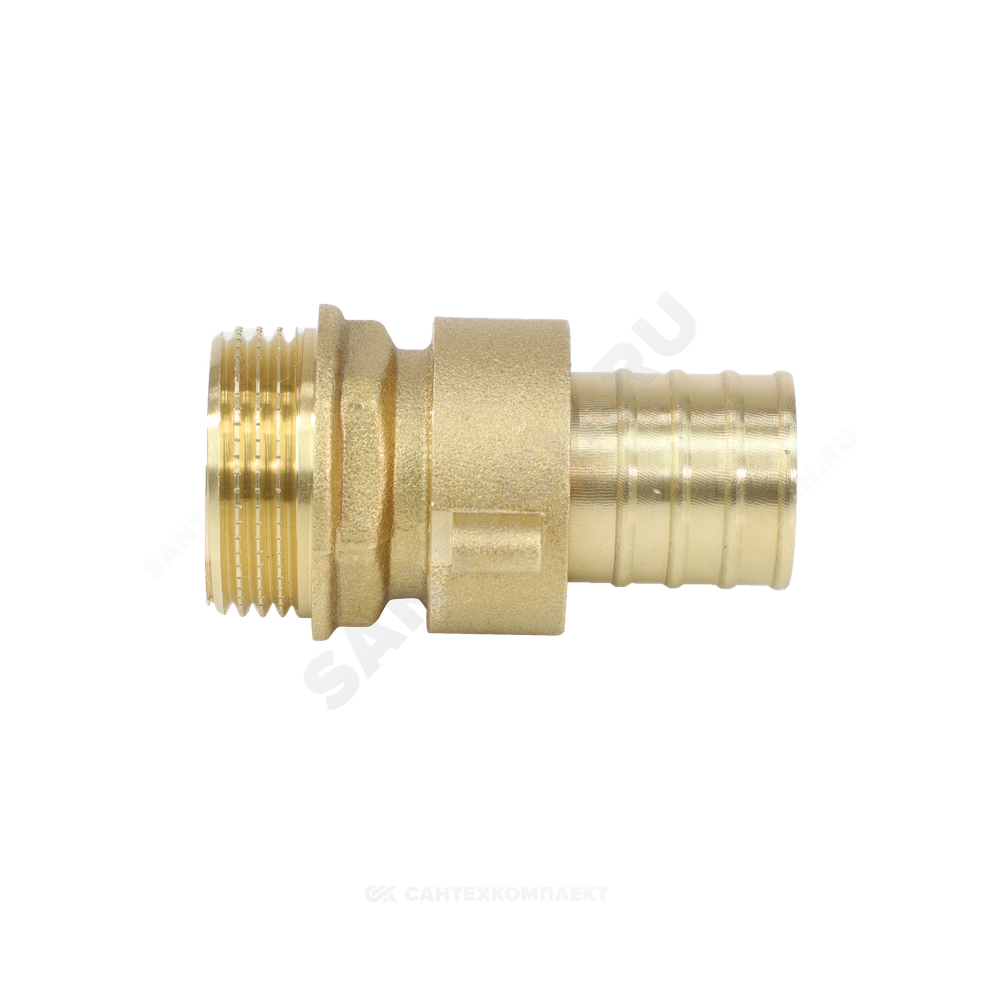 Переходник штуцерный латунь разъемный для шланга Дн 15х1/2" НР 9104 Aquasfera 9104-01