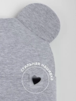 Шапка для девочки трикотажная и снуд